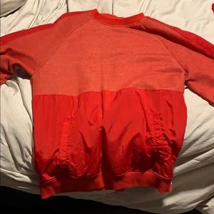 Red men’s sweater